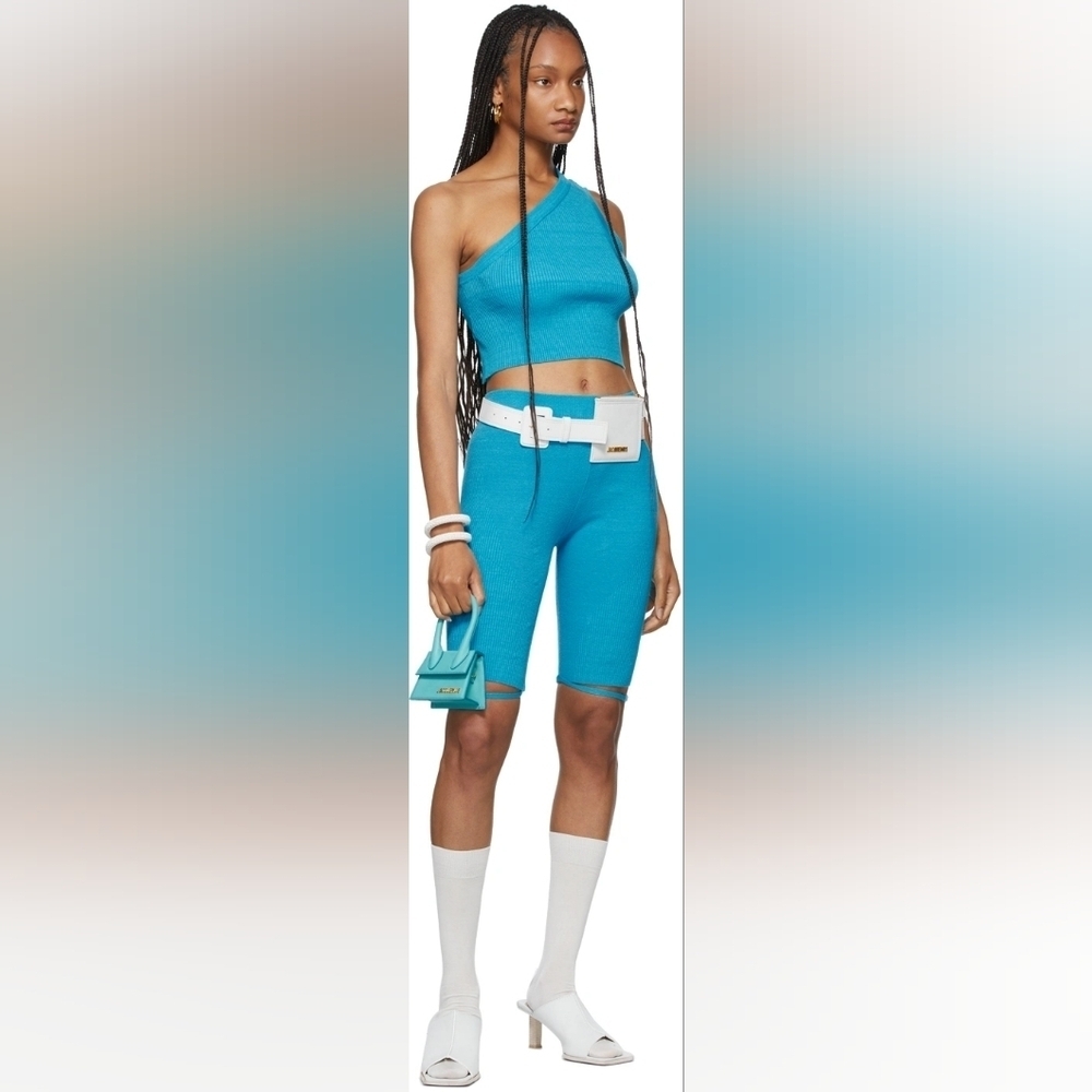 Jacquemus Blue La Montagne 'Le Short Sierra' Shorts size 4(36) BNWT